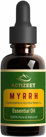 ACTIZEET Myrrh Essential Oil Promotes Clear Skin, Healthy Hair (15 ml)
