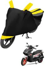 Auto Hub Bike Cover for Yamaha Aerox , Dustproof UV Protection water resistant Custom Fit Cover-(Black-Yellow )