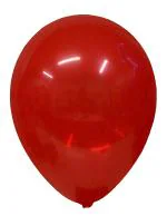 Hippity Hop Rubber Red Metallic Shiny Finish Balloons For Birthday (Pack Of 25 Pcs)