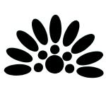 Comet Busters Handcrafted Black Oval Velvet Bindis (BIN1890) (15 mm) Pack of 1