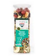 White Diamond Seven Wonder International Trail Mix of 7 Most Nuts, Dried Fruits & Seeds Pet Jar 200g