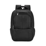 Safari Form Plus 3 Formal Laptop Compatible Backpack, 3 Compartments With 2 Side And 2 Front Pocket, Fleece Pocket, Luggage Sleeve, 32L, Black