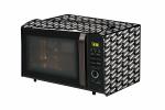 The Furnishing Tree Microwave Oven Cover for IFB 25 L Convection 25BCSDD1 Symmetric Pattern Black