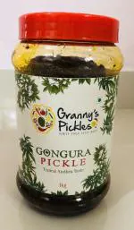 NFW Granny's Pickles - Gongura Pickle - Typical Andhra Taste 1 KG