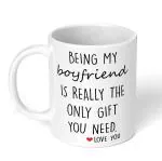 Akipi Being My Boyfriend Is Really The Only Gift You Need Ceramic Coffee Mug
