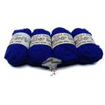 CLOUDED HOBBIES Feather Soft Knitting Yarn Wool for Knitting, Hand Knitting Art Craft, Sweater Scarves Hats and Dresses Fingering Crochet Hook Yarn (Navy Blue)