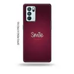 Tweakymod Printed SMile Back Cover For Oppo Reno 6 Pro 5G