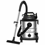 Inalsa, Master Vac 25, 1700W, 25L, Vacuum Cleaner| Heavy Duty with 3 in 1 Multifunction Wet/Dry/Blowing| 22KPA Strong Suction | HEPA Filter, Silver