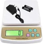 INDICUL Digital Electronic Weight Machine for Home Kitchen, Shop White