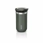 WACACO Octaroma Lungo Vacuum Insulated Coffee Mug, Double-wall Stainless Steel Travel Tumbler With Drinking Lid, 10 fl oz(300ml), Dim Grey
