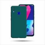 SUPER-ME Vivo Y93 Green Leather Hard Case Back Cover