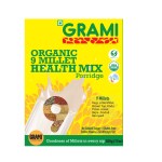 Grami Superfoods Organic 9 Millet Porridge Mix - 500g | Healthy Millet Porridge for Kids & Adults