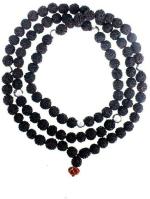 Shivoham Rudraksha Mala with Parad Goli Silk Dori Wood Necklace