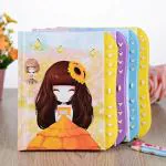 Parteet Multicolor Password Lock Diary (Pack Of 6)