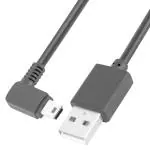 Storite 1.5M 90 Degree (Right Angle) USB 2.0 A to Mini 5 pin B Cable for External HDDS,Camera and Card Readers Black