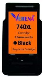 Verena 740 XL Ink Cartridge Compatible for Canon MG2170 MG2270 MG3170 MG3570 MG3670 MG4170 MG4270 MX377 MX 397 MX437 MX457 MX477 MX517 MX527 MX537 TS5170 Printers (Black)