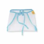 Little Sudhams Double Muslin Baby U-Shaped Cloth Nappy 5 Pieces (Assorted, NB 0-3 Months)