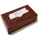 MANSHAMART FULL SIZE Wooden Handmade Tissue Box SHEESHAM WOOD Napkin Holder Cover / Wooden Tissue Box Cover / Wooden Tissue Paper Box Holder