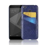 EXCLESIOR Xiaomi Redmi 4 Blue Shockproof, Card Holder Slot, PU leather Back Cover