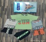 PUNJAB HANDLOOM Kids Clothes Unisex Newborn Topwear Outfit Printed Tshirt Half Sleeve Unisex Round Neck Dress for Boy n Girl Super Power( pack of 3)33