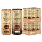 Newtreo Vietnamese Coffee | 6 x Caffe Latte & 6 x Espresso Coffee Combo I Arabica & Robusta Beans | Premium Coffee Drink | Imported from Vietnam | 12 x 250ml cans