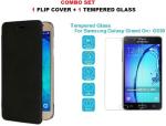 CarryWrap Flip Cover for Samsung Galaxy On7 (Black, Pack of: 2)
