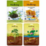 Beauty & Jeju Facial sheet mask combo set for skin fairness, Ideal for men & Women, Pack of 4