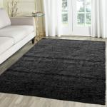 MILZON Reversible 4 x 6 feet Carpet for Living Room & Bedroom - Black