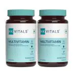 HealthKart HK Vitals Multivitamin for Men and Women, With Zinc, Vitamin C, Vitamin D3 , Multiminerals and Ginseng Extract, Enhances Energy, Stamina & Immunity, 120 Multivitamin Tablets
