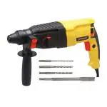 TOMAHAWK T226 Rotary Hammer - Multipurpose Hammer Drill Machine for Drilling and Chiseling - 1300rpm 800W Rottary Hammer Machine - 26mm - Includes with 3 Drill Bits and 2 Chisel