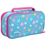 Smily Kiddos Multipurpose Light Blue Polyester Zipper Pencil Case