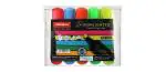 UNOMAX Highlighter Assorted Set of 5 Colours | Pack of 3