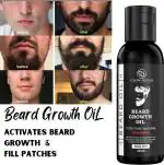 GLOW OCEAN - GLOW EVERYDAY New & Advanced Beard Growth oil-For Patchy & Strong Beard Growth Hair Oil (50 ml)