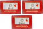 Khadi Herbal Natural Strawberry Glycerine Soap, 125 Gm Each (Pack Of 3)