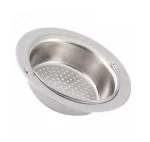 KitchenFest Heavy Duty Durable Stainless Steel Strainer Kitchen Drain Basin Basket Filter, 2 - Pcs