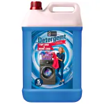 FLISKO Detergent Liquid Blue 5Liter Gentle Laundry Detergent with Sensitive Formula and Stain Remover, Hypoallergenic