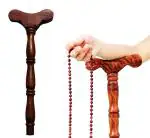 Bitona Brown Teak Wood Danda