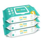 1st Step Baby Wet Wipes with Lid Enriched and Aloe-Vera and Jojoba Oil (72 Wipes/Pack x 3 Packs = 216 Wipes)