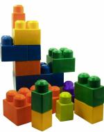 Japsi Big Builders Blocks for Kids | Puzzle Games for Kids (Set-2) | Building Blocks For Kids (24 Pieces) | Puzzles For Kids | Gift Toys for Children | Educational & Learning Toy for Kids, Girls & Boys