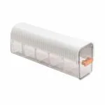 Mintblues Quirk Drawer Underwear Organizer Divider, Wall Mount 5 Cell Drawer Storage Boxes and Acrylic Organizers for Lingerie, Socks, Ties, Data Cable, Spices Organization and Storage.