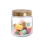 Treo Glass Jar- 600 ml, 1 Piece, Transparent