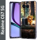 Fashionury Back Cover for realme C67 5G (Multicolor, Grip Case, Silicon, Pack of: 1)