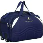 LexCorp Blue Polyester and Nylon Strolley Duffel Bag 70L (Large)