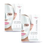 O3+ Power Foil D-Tan Face sheet mask for Skin Brightening Face Mask For Glowing Skin, Tan Removal, Oil Control, Acne & Fairness, For Women & Men 20 ml Pack of 2