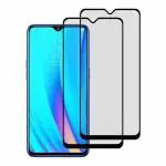 Kite Digital Realme 3 Pro Matte Finish (Black) Tempered Glass Screen Protector with Edge to Edge Coverage - Easy Installation Kit (Pack of 2)