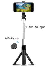 BOPUD Bluetooth Selfie Stick Flexible Handheld Selfie Stick Stand with Wireless Remote and Portable Tripod Stand With Mobile Clip Holder & BT Remote Best Use for Make Videos stand for online classes Holder