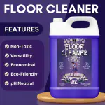 ZIVANTIX Floor Cleaner 5 Liter Blue | 3X Powerful Cleaning Action | Kills 99.9% Germs | Longlasting Fragrance