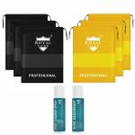 ROYAL CARE PROFESSIONAL Combo Pack |SPRAY CLEAN 50 ML + DEO 50 ML + BLACK BAG 3 + YELLOW BAG 3 | Works on Leather, Whites, Nubuck, Golf Shoes, Basketball Shoes, Boots, Sandals