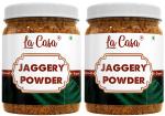 La Casa Organic & Unprocessed Jaggery Powder | Combo Pack of 2 | Healthier & Natural Sweetener | 2x250g |