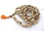 Bhuvaneshwari Tulsi Mala- Natural Tulsi Mala 108 Beads Original Certified Himalayan - Japa Mala for Prayer- Beads Mala-Spritual Japa Mala-Meditation Mala-Iskon Healing Beads-Yoga-Meditation- Original Men & Women